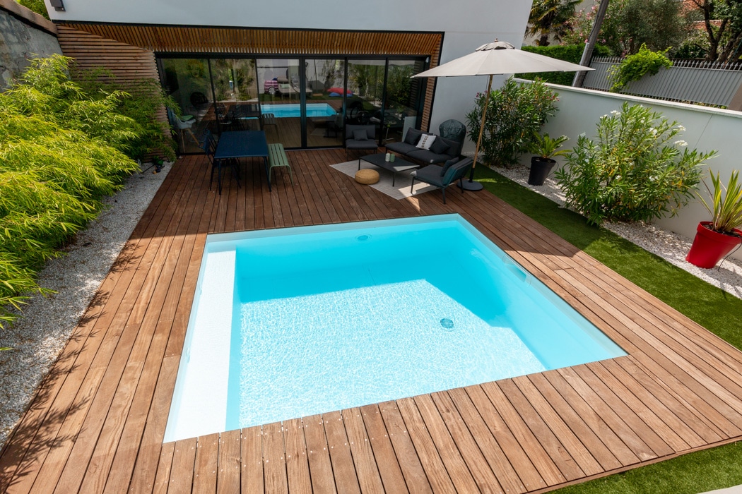 Liner de piscine blanc - Bassins Atypiques - Bordeaux