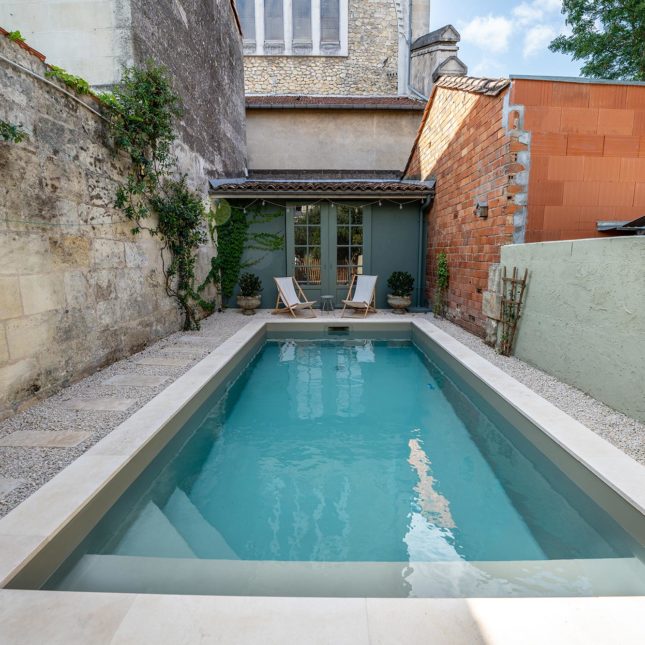 Construction d'une piscine Citadine à Bordeaux Nansouty